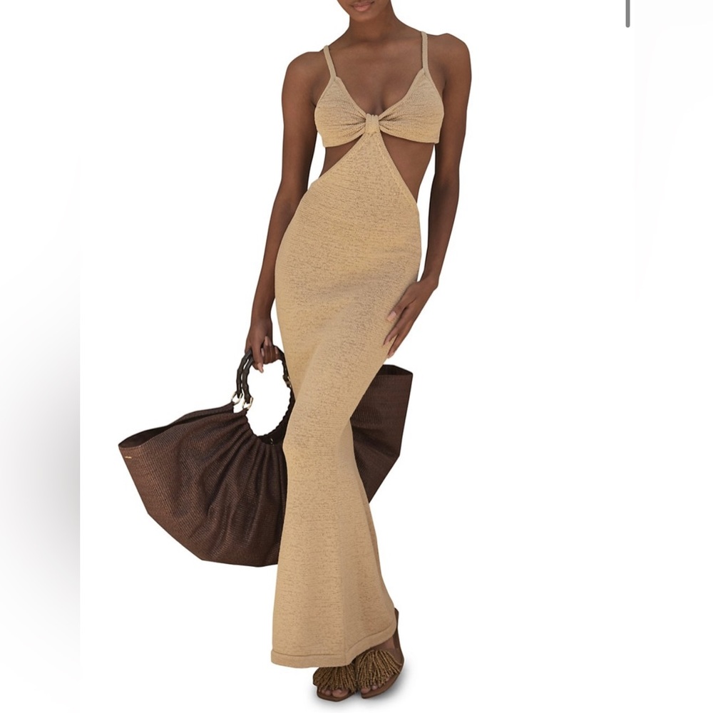 Serita Knit Dress in Sand by Cult Gaia - Size XS
